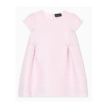 Armani Baby - Girl Short Sleeve Dress With Bows Pink Image 1