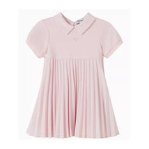 Armani Baby Girl Short Sleeve Pleated Dress Lilac Image 1