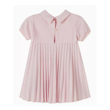 Armani Baby Girl Short Sleeve Pleated Dress Lilac Image 2