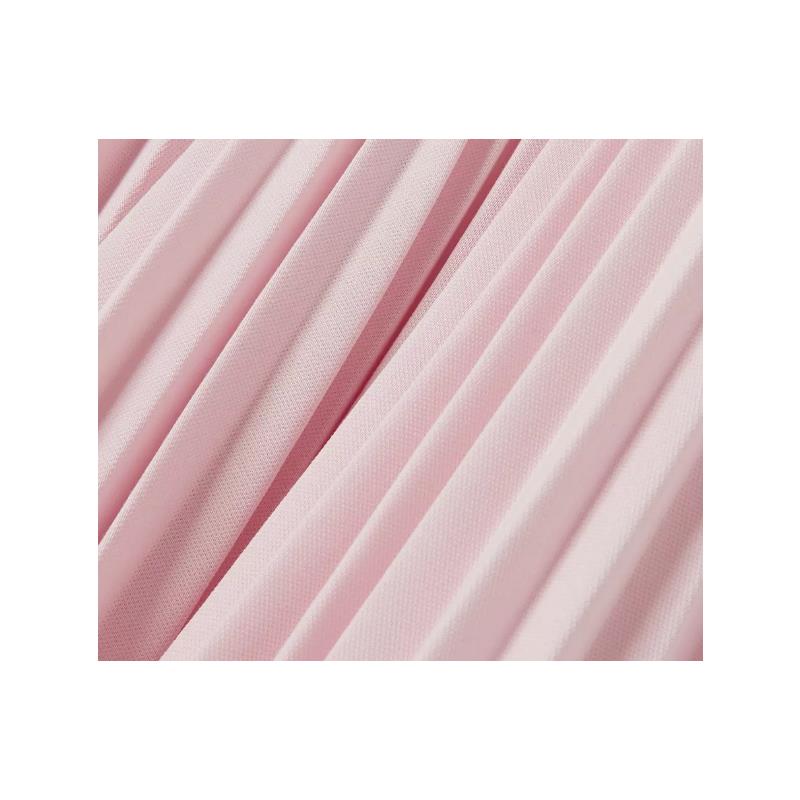 Armani Baby Girl Short Sleeve Pleated Dress Lilac Image 3