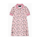 Armani Baby - Girls Short Sleeve Collared Dress, Pink Image 1