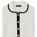 Armani Girls Collared Dress, White Image 2