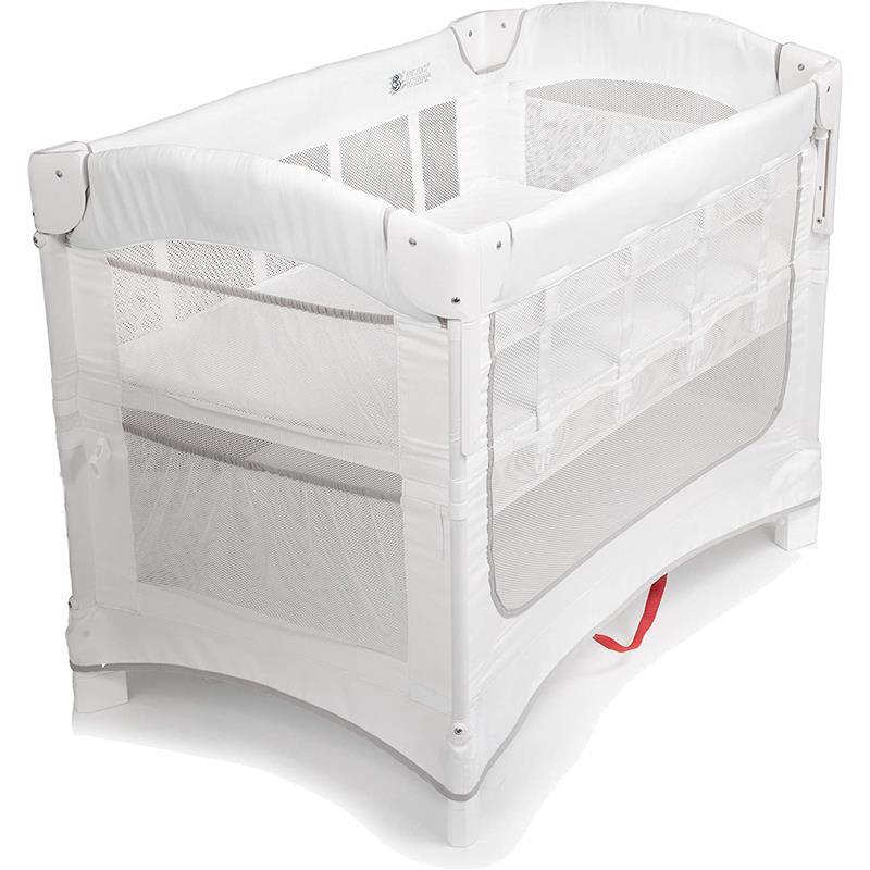Arms Reach Ideal Ezee - 3 In 1 Solid With Skirt, Co-Sleeper Bassinet, Playard - White Image 1
