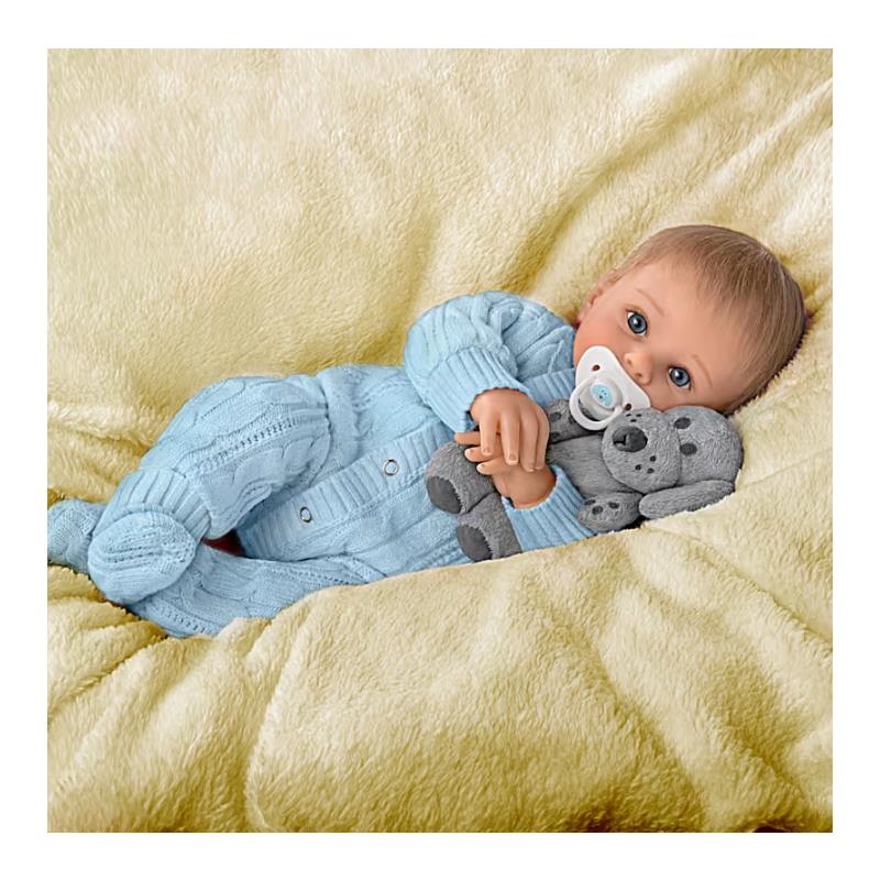 Ashton Drake - A Boy And His Dog Baby Boy Doll Image 3