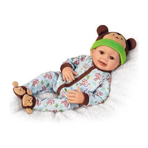Ashton Drake - Baby Boy Lucas Monkey Themed Lifelike Baby Image 1