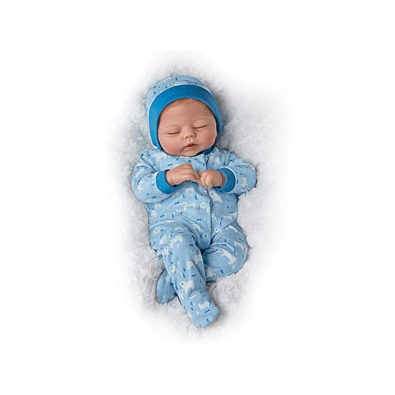 Ashton Drake - Baby Doll Brayden With Polar Bear Image 2