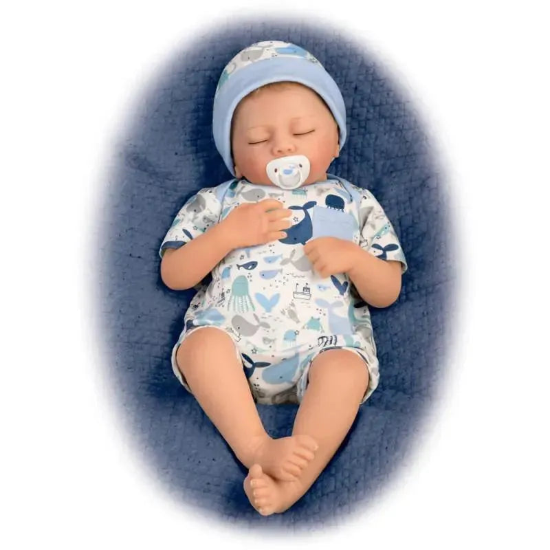 Ashton Drake - Breathing Baby Boy Doll With Quilted Blanket And ...