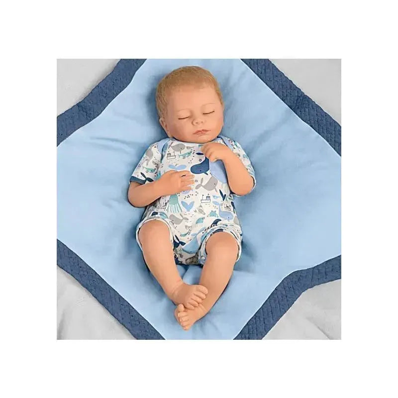 Ashton Drake Breathing Baby Boy Doll With Quilted Blanket And Pacifi ashton-drake-breathing-baby-boy-doll-with-quilted-blanket-and-pacifi
