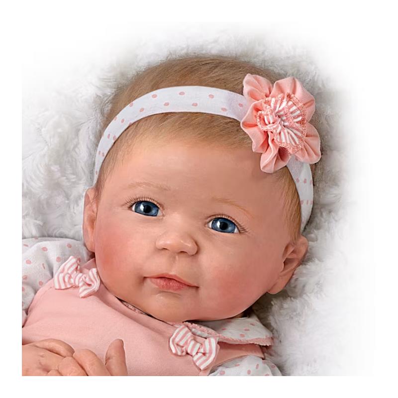 Ashton Drake - Linda Murray Ava” Lifelike Silicone Baby Doll Image 3