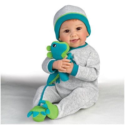 Ashton Drake - Ryan And Rex Baby Boy Doll Image 1