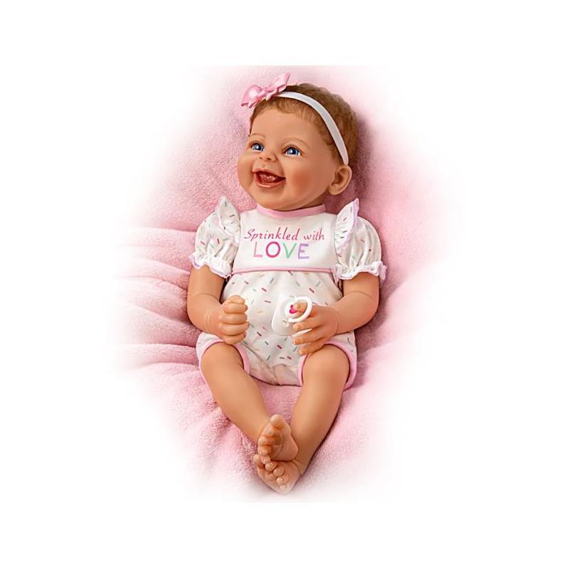 Ashton Drake - Sprinkled With Love Lifelike Baby Girl Doll Image 1