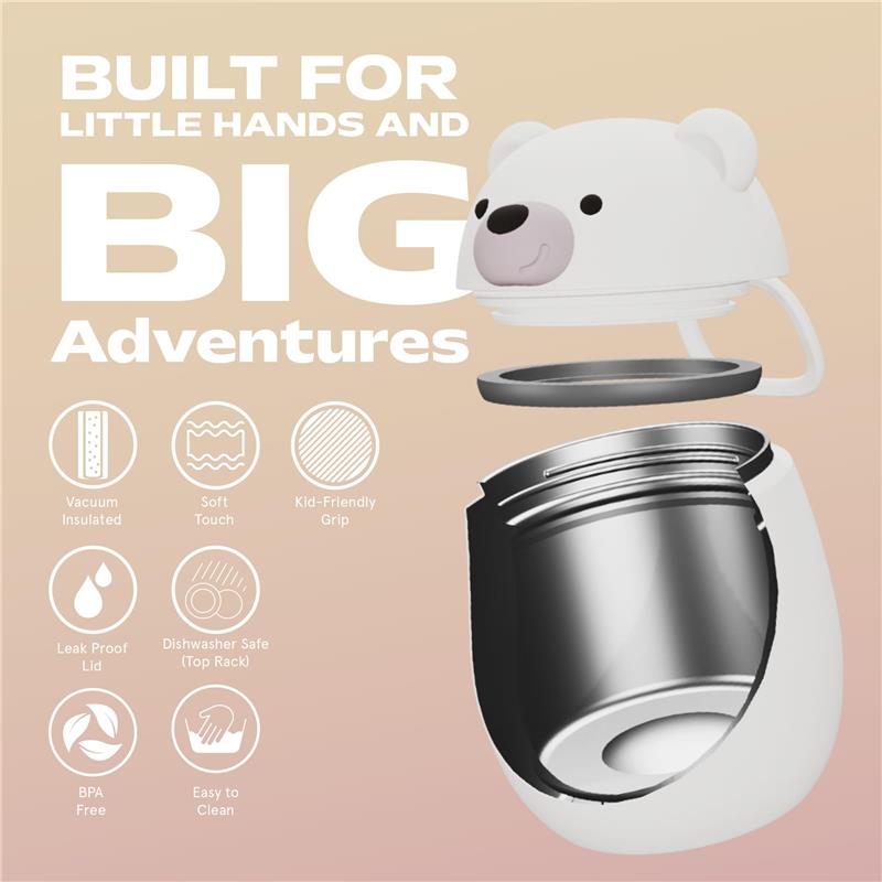 Asobu - Bestie Foodie Kids Insulated Food Jar Bear Image 2