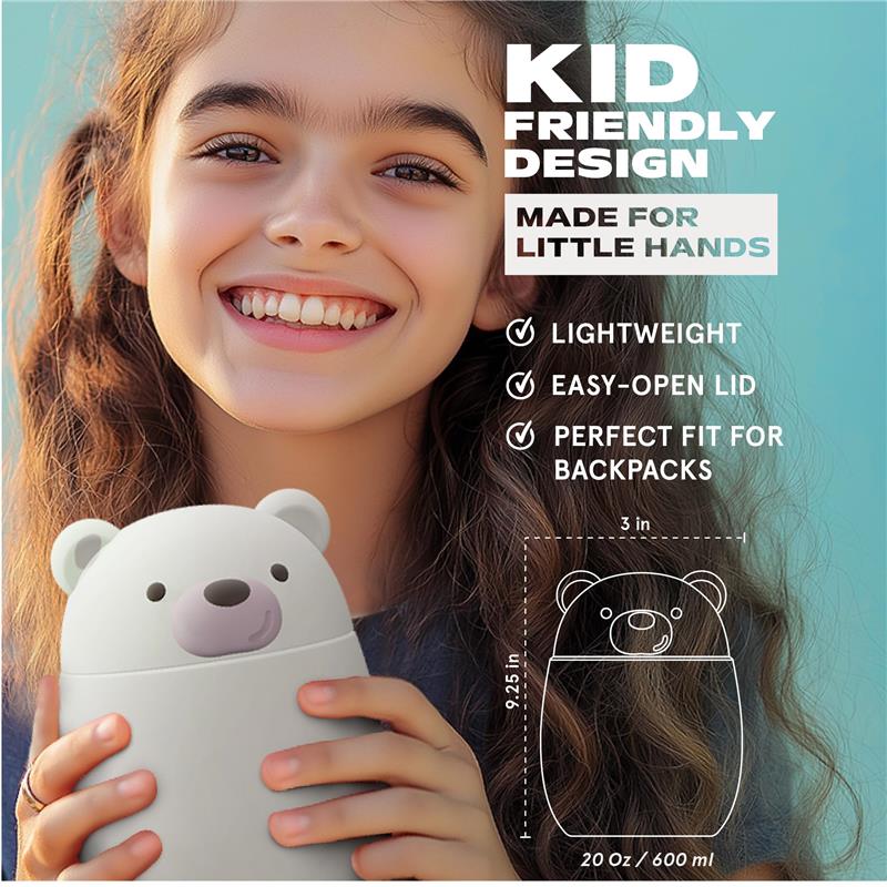 Asobu - Bestie Foodie Kids Insulated Food Jar Bear Image 5