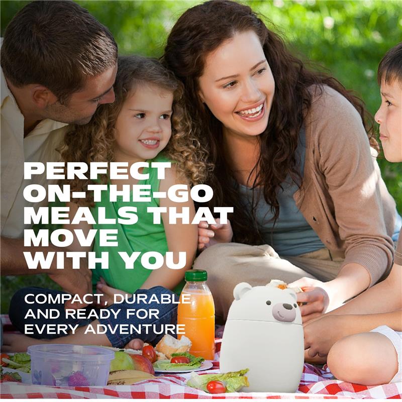 Asobu - Bestie Foodie Kids Insulated Food Jar Bear Image 6