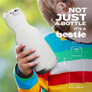 Asobu Stainless Steel Water Bottle with Silicone Bear Head Image 5