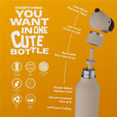 Asobu - Stainless Steel Bottle Silicone Head Beige Dog Image 3