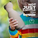 Asobu - Stainless Steel Bottle Silicone Head Beige Dog Image 4