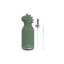 Asobu Stainless Steel Water Bottle with Silicone Dinosaur Head Image 2