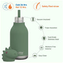 Asobu - Stainless Steel Bottle Silicone Head Dinosaur Image 5