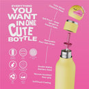 Asobu Stainless Steel Water Bottle with Silicone Ducky Head Image 3