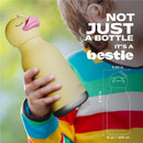 Asobu Stainless Steel Water Bottle with Silicone Ducky Head Image 5