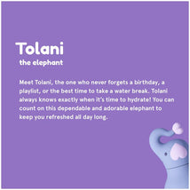 Asobu - Stainless Steel Bottle Silicone Head Elephant Image 2