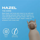 Asobu - Stainless Steel Bottle Silicone Head Horse Image 3