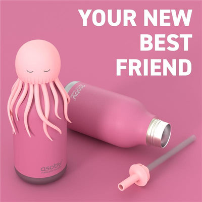 Asobu - Stainless Steel Bottle Silicone Head Jelly Fish Image 2