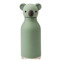 Asobu Stainless Steel Bottle Silicone Head Koala, Green Image 1