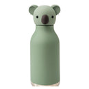 Asobu Stainless Steel Bottle Silicone Head Koala, Green Image 1