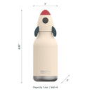 Asobu - Stainless Steel Bottle Silicone Head Rocket Chekers Image 5