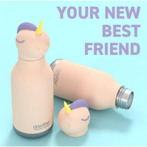 Asobu - Stainless Steel Bottle Silicone Head, Unicorn Image 2