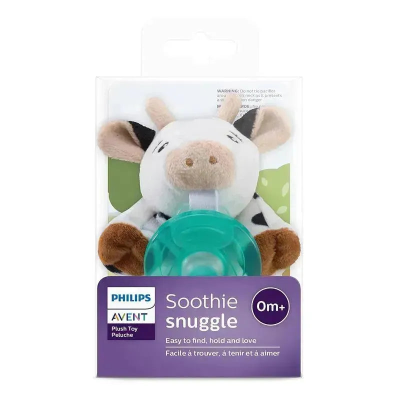 Avent - 1-pack Soothie Snuggle - 0M+, Cow Image 7