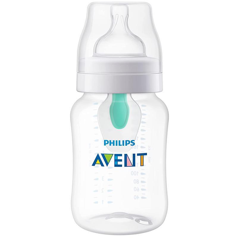 Avent - 1Pk Anti-Colic Baby Bottle With Airfree Vent, 9Oz, Clear Image 1