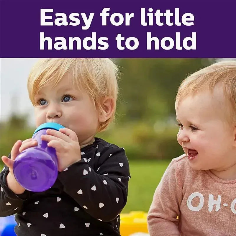 Avent - 2Pk My Grippy Spout Cup, Blue/Green, 10Oz Image 3