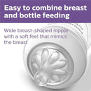Avent - 2Pk Natural Baby Bottle With Natural Response Nipple, Clear, 11Oz Image 5