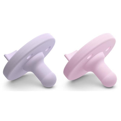 Avent 2Pk Soothie 3-18 Months, Lilac/Pastel Pink Image 1