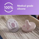 Avent 2Pk Soothie 3-18 Months, Lilac/Pastel Pink Image 3