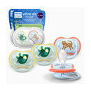 Avent 2Pk Ultra Air Pacifier 0-6M, Caterpillar/Leopard Image 1