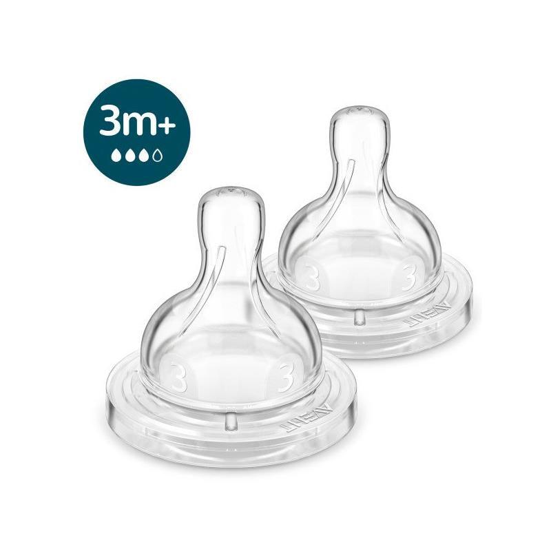 Avent - 2Pk Anti-Colic Baby Bottle, Medium Flow Nipple Image 1