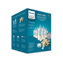 Avent - Anti-Colic Baby Bottle With Airfree Vent Newborn Gift Set With Snuggle, Clear Image 3