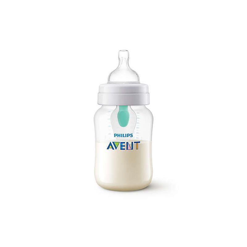 Avent - 3Pk Anti-Colic Bottle With Airfree Vent, 9Oz, Clear Image 2