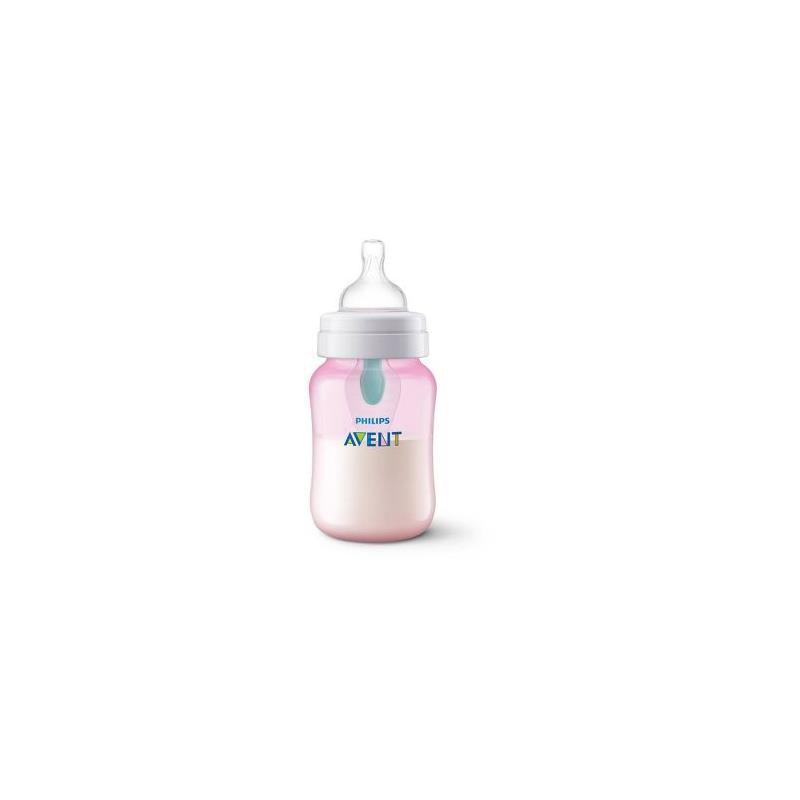 Avent - 3Pk Anti-Colic Bottle With Airfree Vent, 9Oz, Pink Image 4