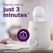 Avent - Fast Baby Bottle Warmer, White Image 3