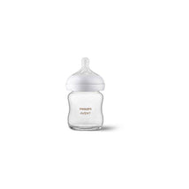 Avent - 3Pk Glass Natural Baby Bottle With Natural Response Nipple, 4Oz Image 2