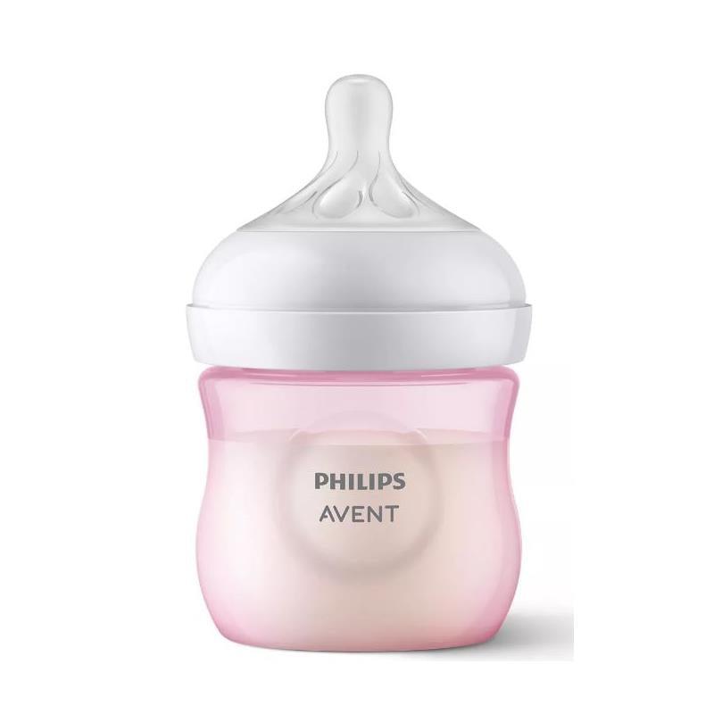 Avent - Natural Baby Bottle Pink Baby Gift Set With Snuggle Image 5