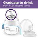 Avent - 1Pk Natural Trainer Sippy Cup With Fast Flow Nipple And Soft Spout, Clear, 5Oz Image 3