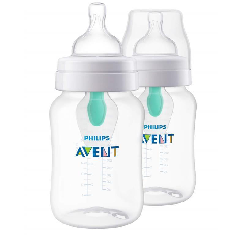 Avent - 2Pk Anti-Colic Baby Bottle With Airfree Vent, 9Oz Image 1