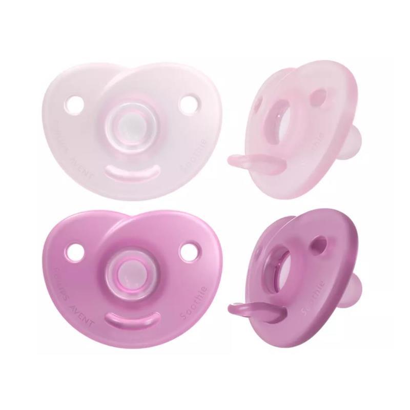 Avent - 2Pk Soothie Heart Pacifier, 0/3M, Mixed Case Image 3