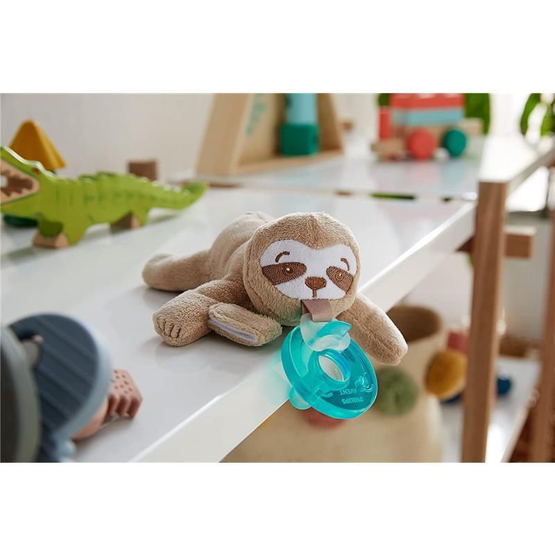 Avent - 1Pk Soothie Snuggle, 0M+, Sloth Image 5